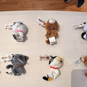 Eight McDonald's The Original The Cat Artist Collection Toy Cats (2005)